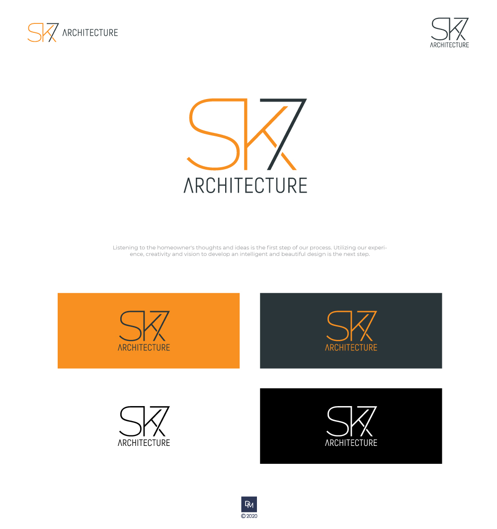 Logo Design by DiMartero for SK7 ARCHITECTURE | Design #23847888