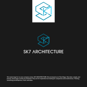Logo-Design von FirmanGulo für SK7 ARCHITECTURE | Design: #23843702