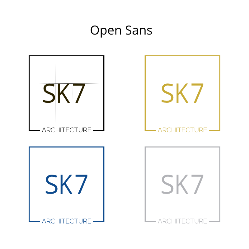 Logo Design by FirmanGulo for SK7 ARCHITECTURE | Design #24185546