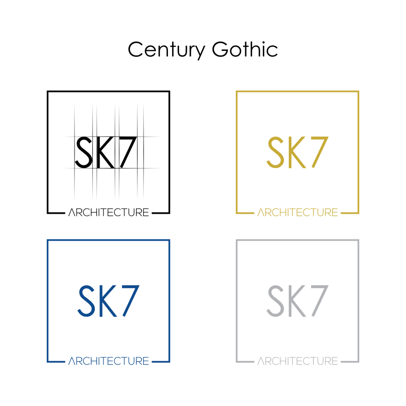 Logo Design by FirmanGulo for SK7 ARCHITECTURE | Design #24185548