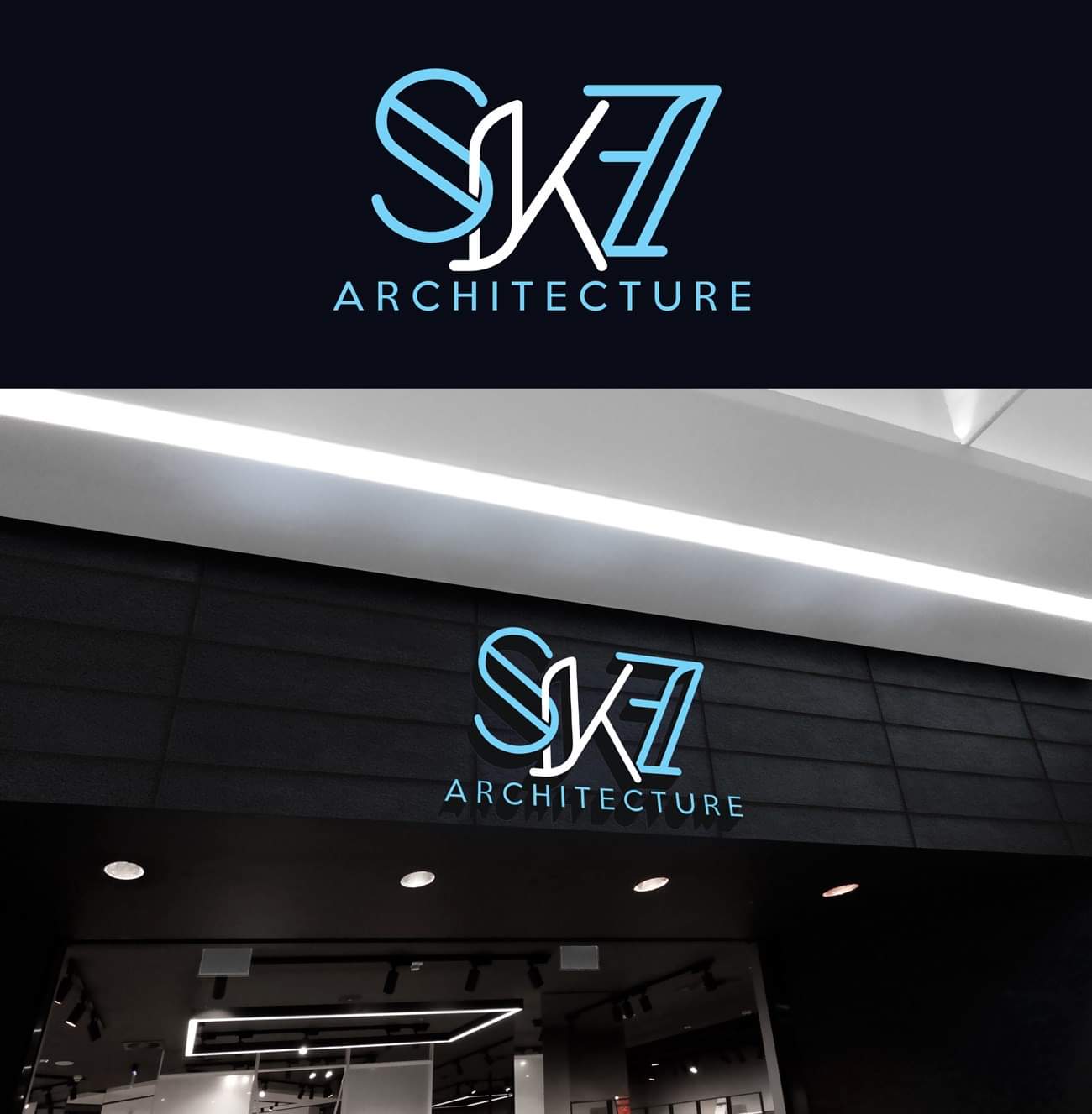 Diseño de Logo por pd graphic 2 para SK7 ARCHITECTURE | Diseño #23840157