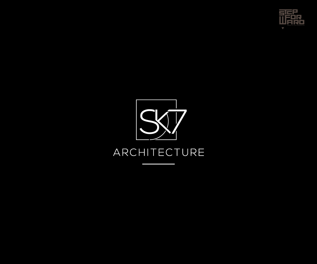 Logo Design by step forward 2 for SK7 ARCHITECTURE | Design #23843349