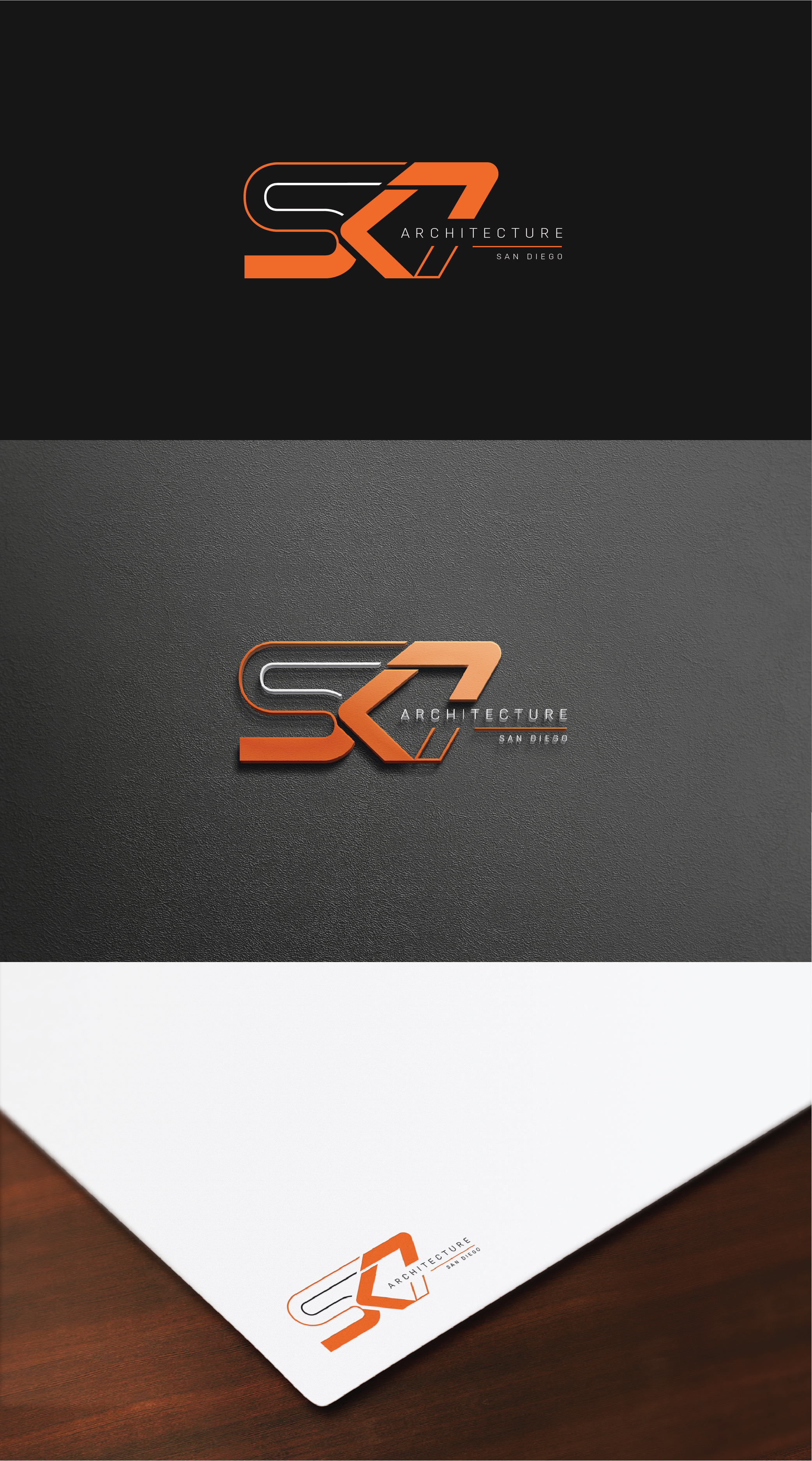Logo Design by IMilenovic for SK7 ARCHITECTURE | Design #23841043