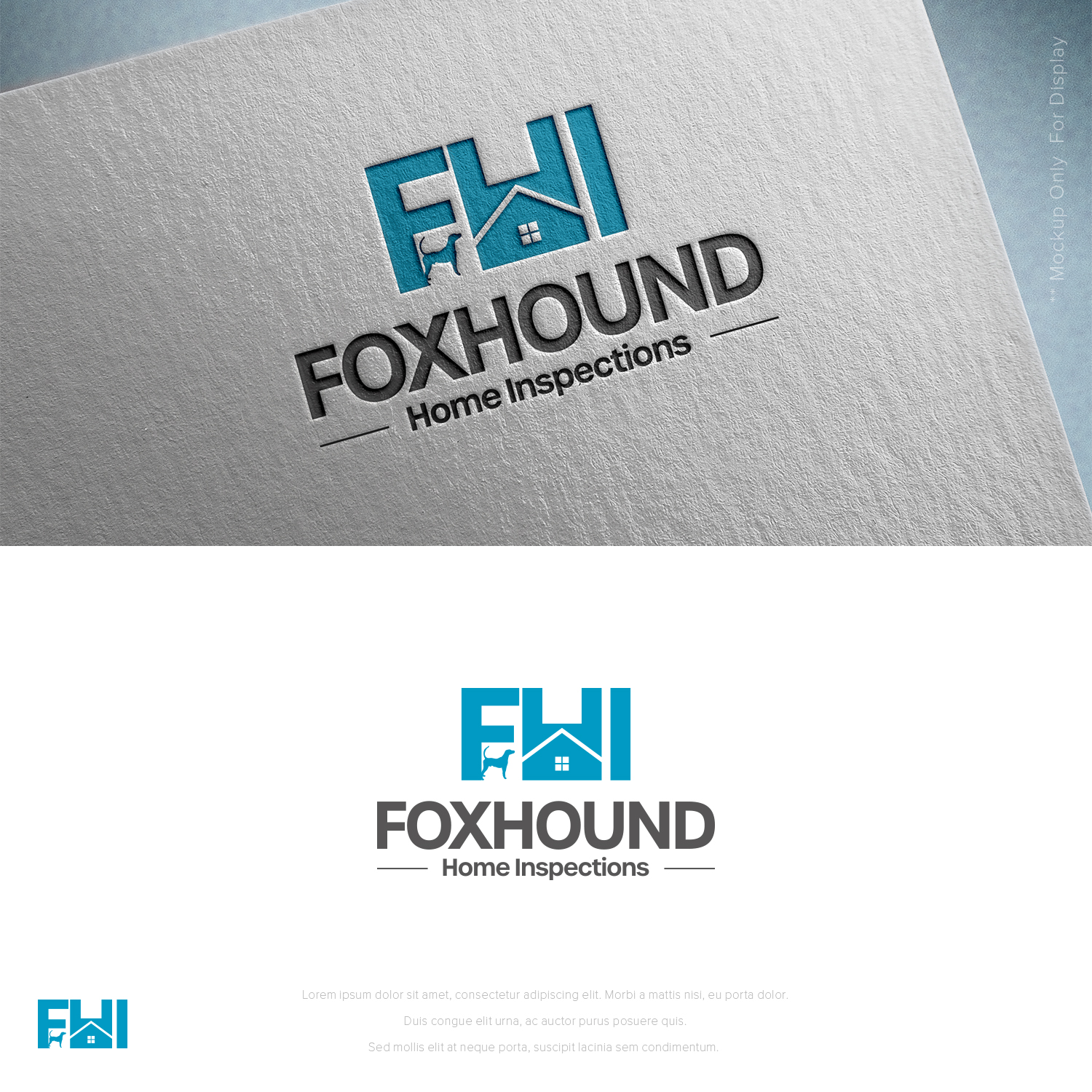 Logo Design by designbysy for Foxhound Home Inspections, LLC | Design #23833796