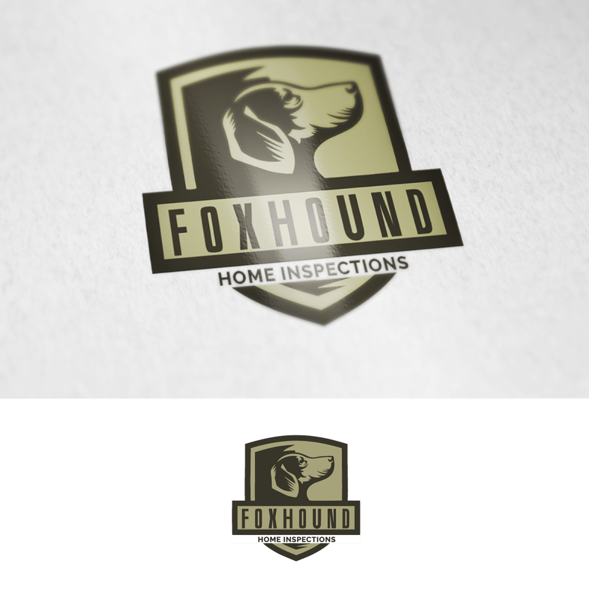 Diseño de Logo por techteam761 para Foxhound Home Inspections, LLC | Diseño #23849877