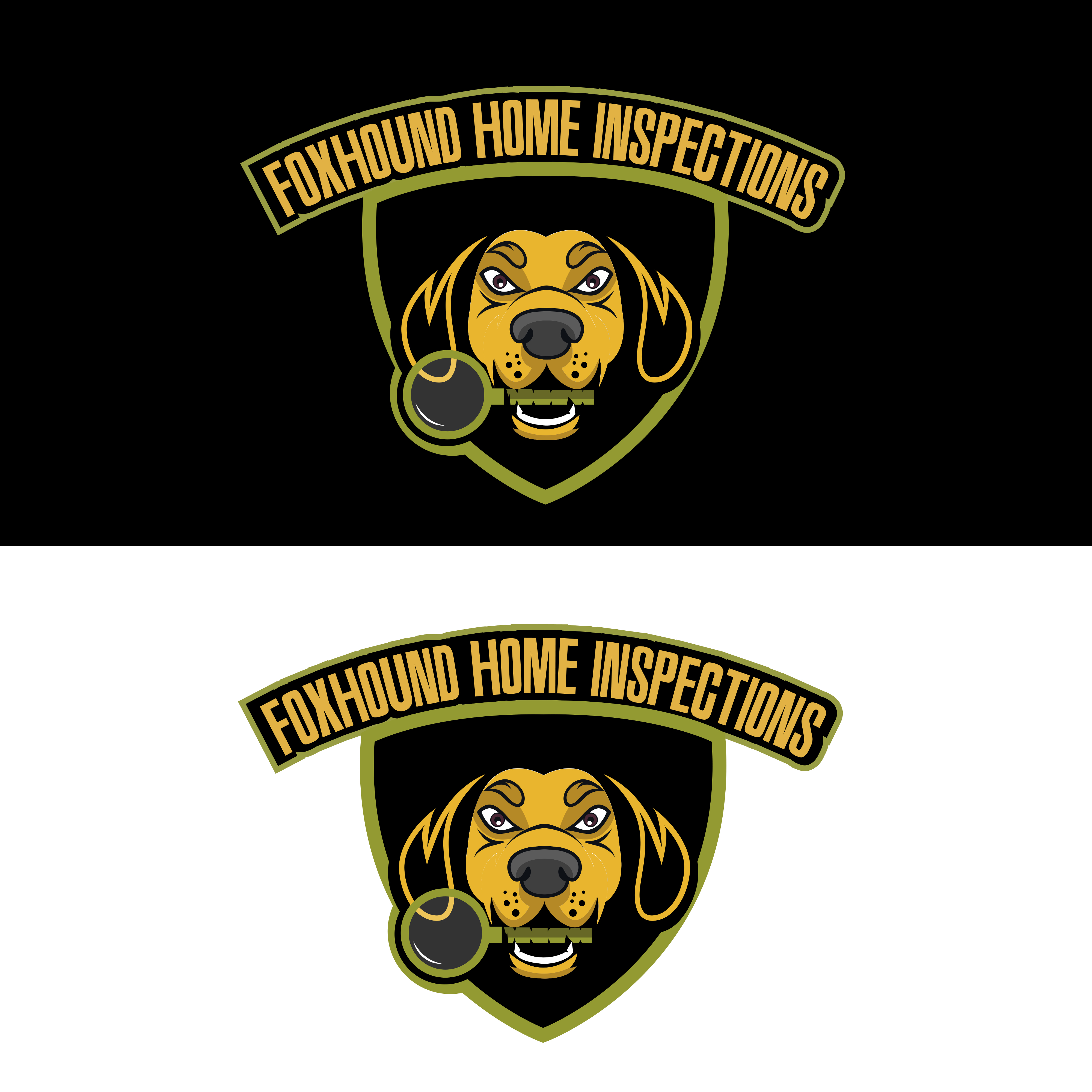 Logo Design by AdolfoRjas for Foxhound Home Inspections, LLC | Design #23896995