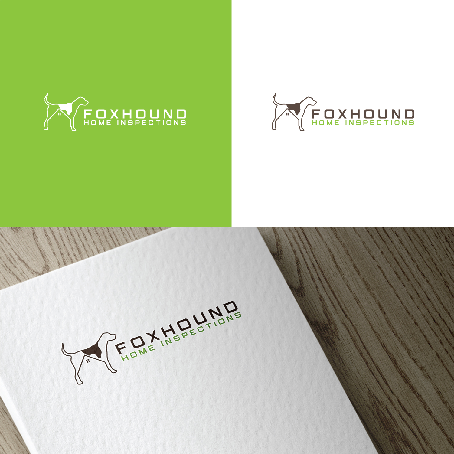 Diseño de Logo por Maxo-Biz para Foxhound Home Inspections, LLC | Diseño #23838864
