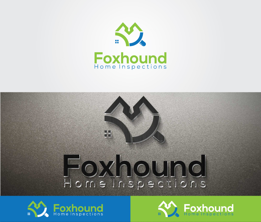 Logo Design by Mr_Logo for Foxhound Home Inspections, LLC | Design #23843896