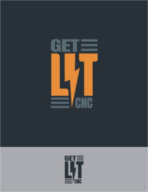 Logo Design by iamrady for Get Lit CNC | Design #23883901