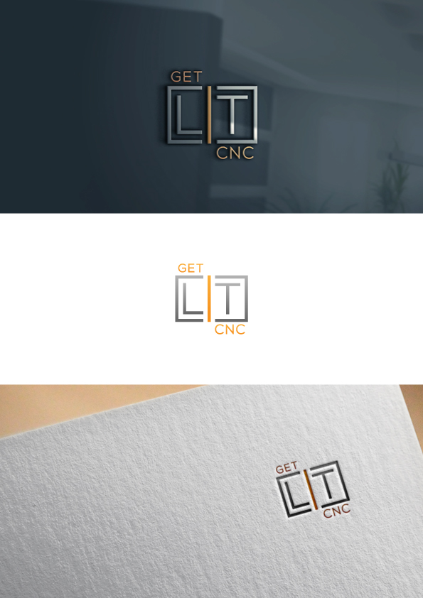Logo Design by DesIcon for Get Lit CNC | Design #23839429