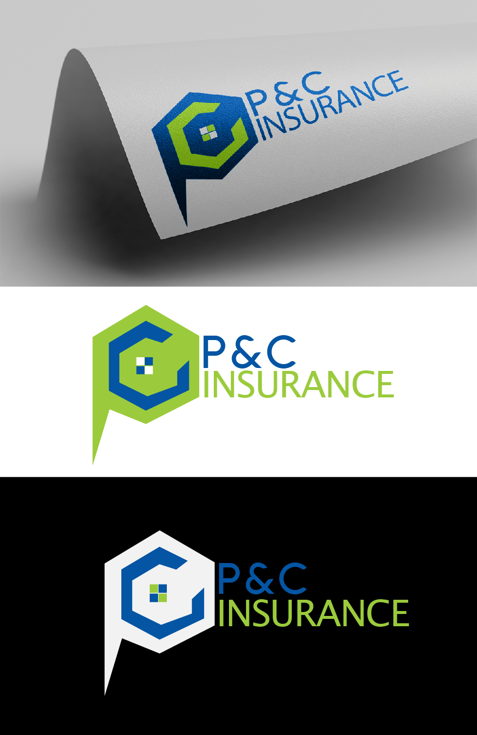 Logo Design by Gexton for P&C Insurance | Design #23843828