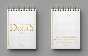 High value cover design for an A4 ideation pad. | Diseño de portada de libro por SAI DESIGNS