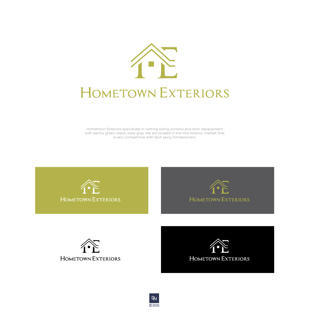 Logo-Design von DiMartero für hometown exteriors | Design #23835139