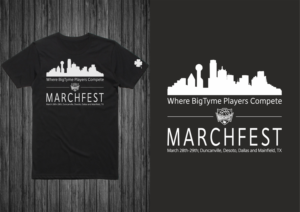 Marchfest 2020 Tournament T-Shirt | T-shirt Design by Alessandro Serrago