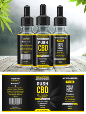 DERMAL CBD | Label Design by SAI DESIGNS