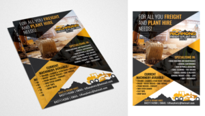 Flyer Design by Impressive Solutions for Richmond Freight & Plant Hire Pty Ltd  | Design: #23837628