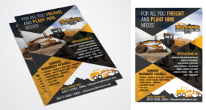 Flyer Design by Impressive Solutions for Richmond Freight & Plant Hire Pty Ltd  | Design: #23852038