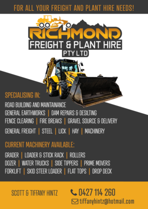 RICHMOND FREIGHT & PLANT HIRE NEEDS A FLYER  | Design de Flyer par Skybluedesignstudio