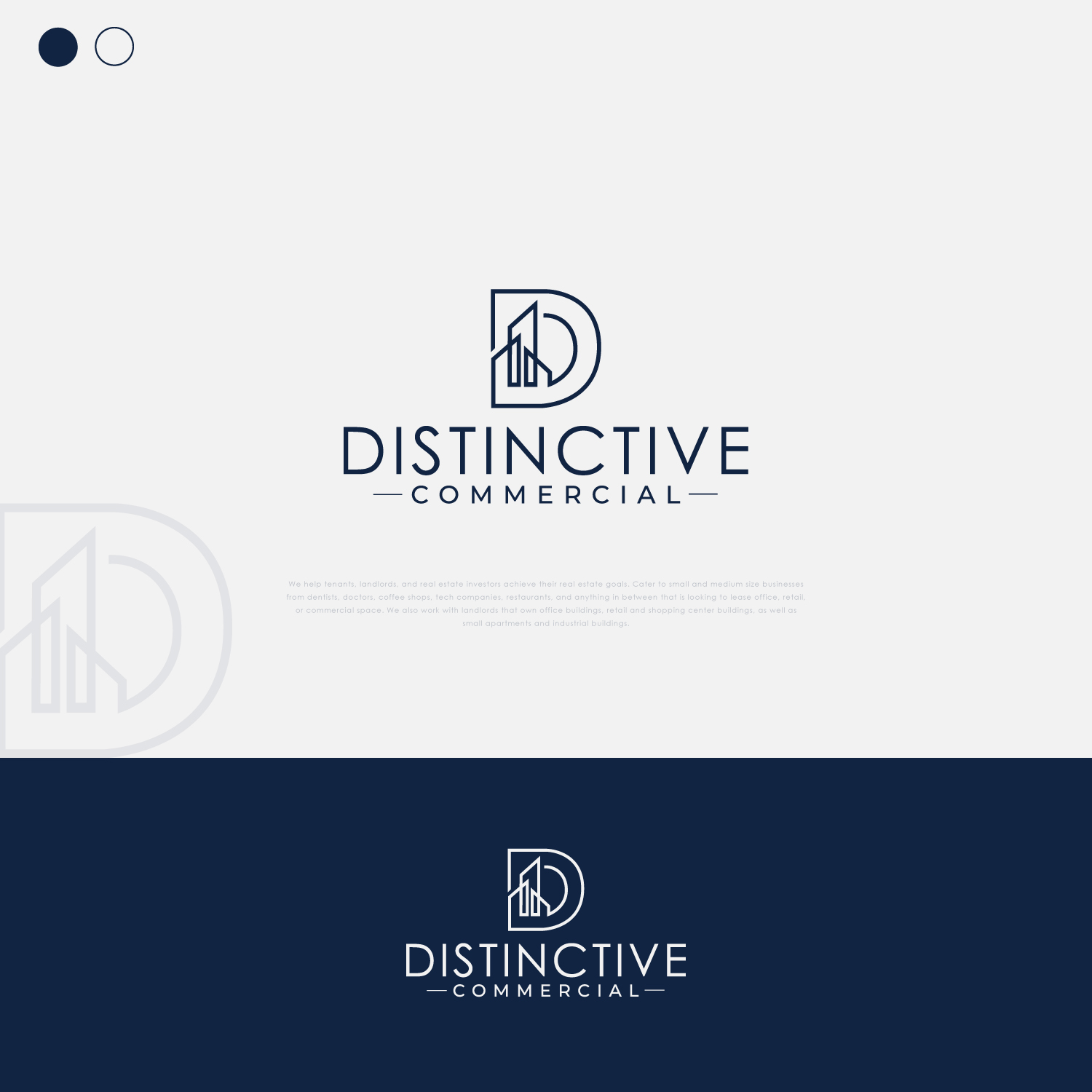Diseño de Logo por Zybs Graphics para Distinctive Commercial | Diseño #23871159