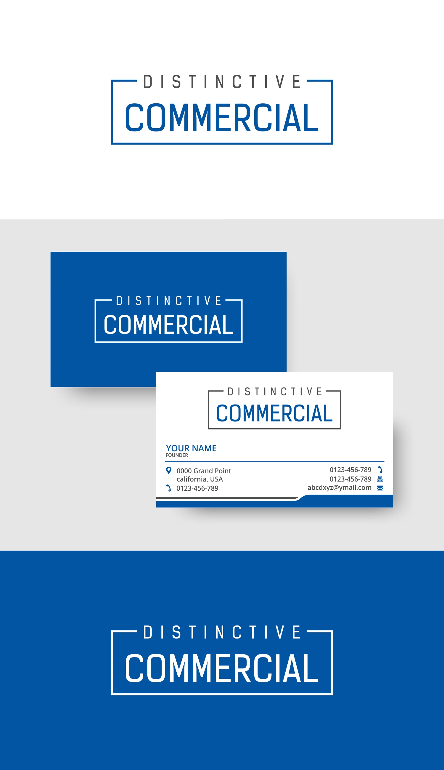 Logo Design by MX LogoArt for Distinctive Commercial | Design #23882594
