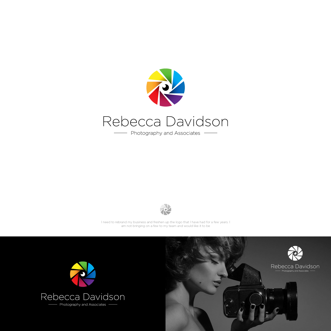 Logo Design by graphicool786 for Rebecca Davidson Photography | Design #23896961