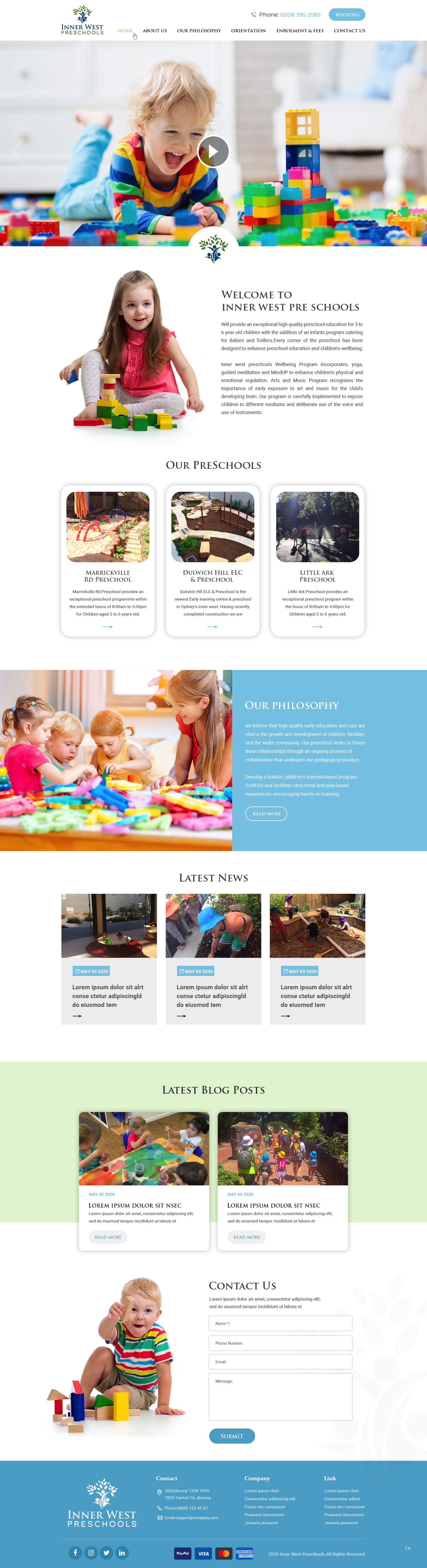 Web Design by pb for Innerwest Preschools Pty Ltd | Design #23848924