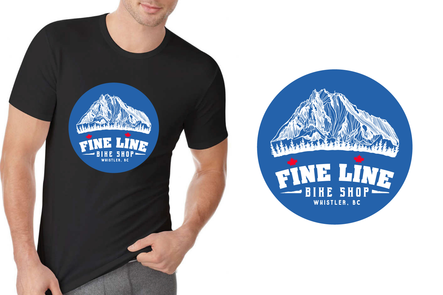 T-shirt Design by Jay Design for Fineline Bike Shop | Design #23837047