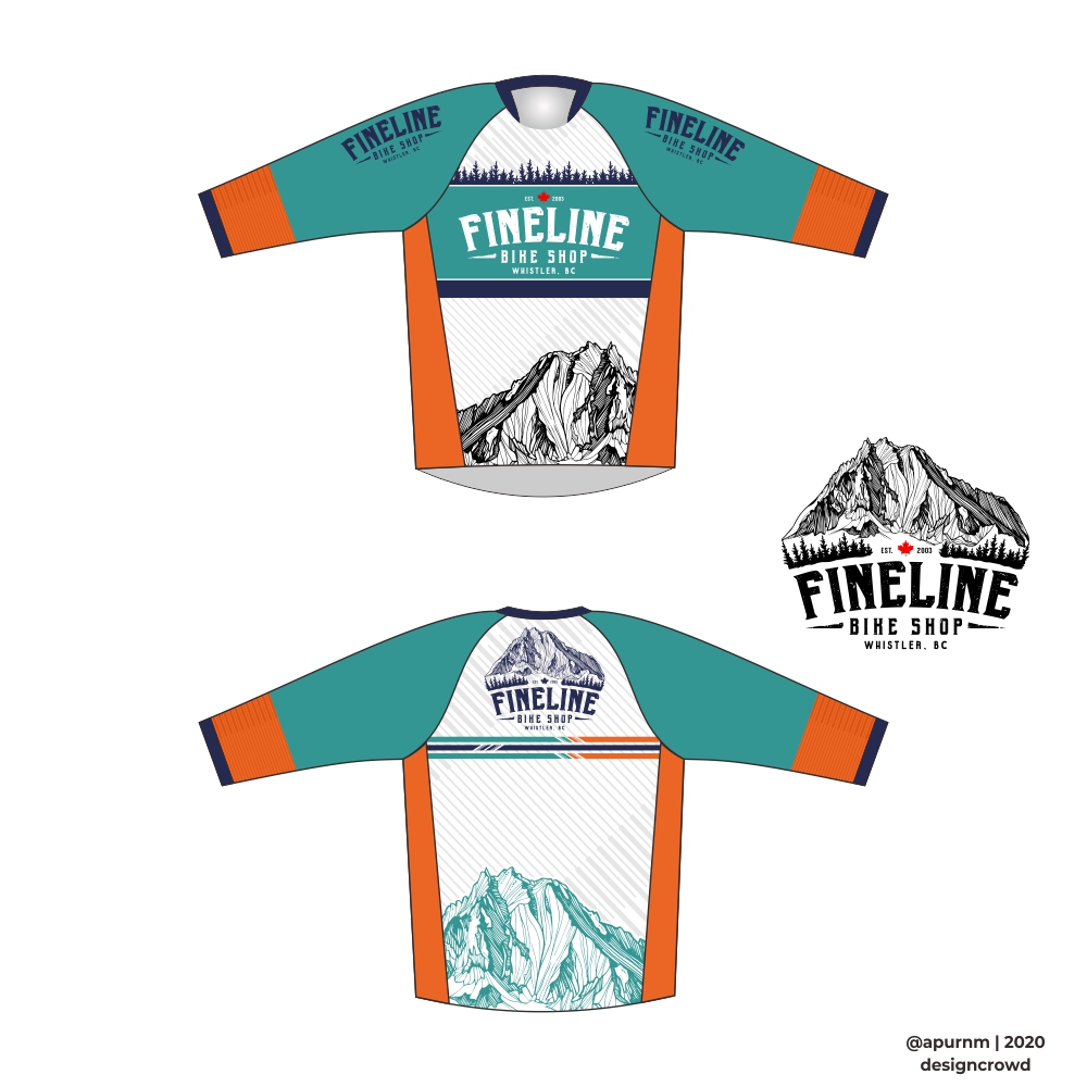 T-shirt Design by purnama for Fineline Bike Shop | Design #23939405