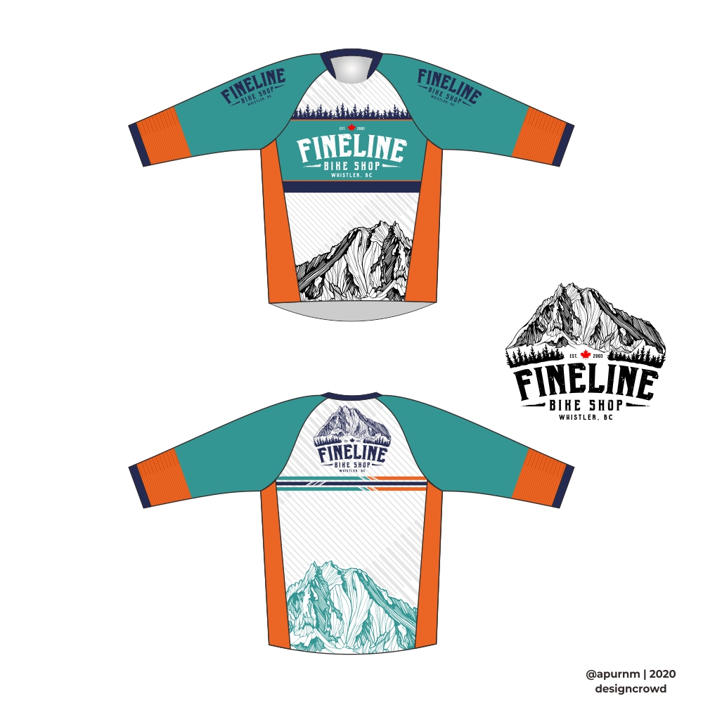 T-shirt Design by purnama for Fineline Bike Shop | Design #23939406