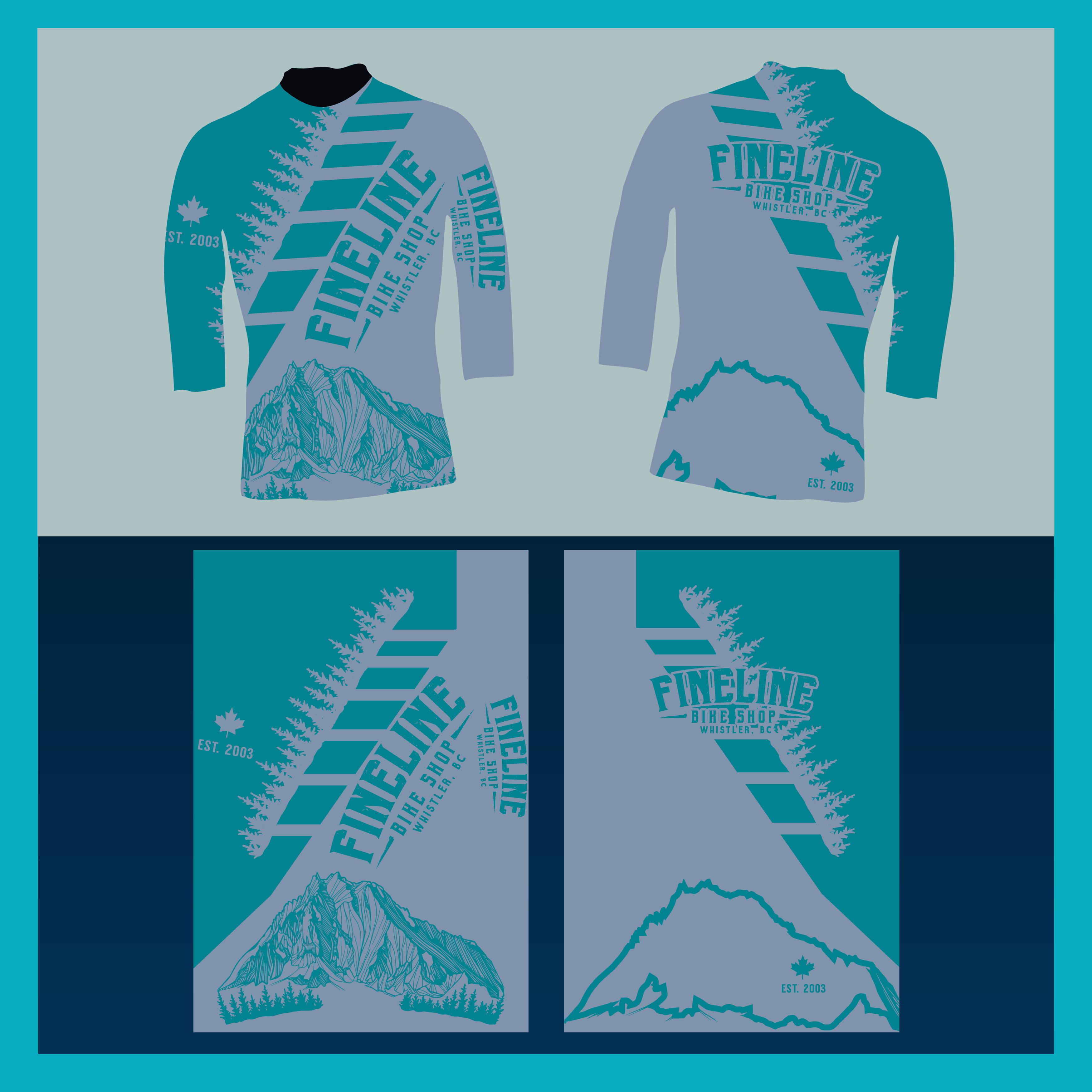 T-shirt Design by Nadz10 for Fineline Bike Shop | Design #23924965