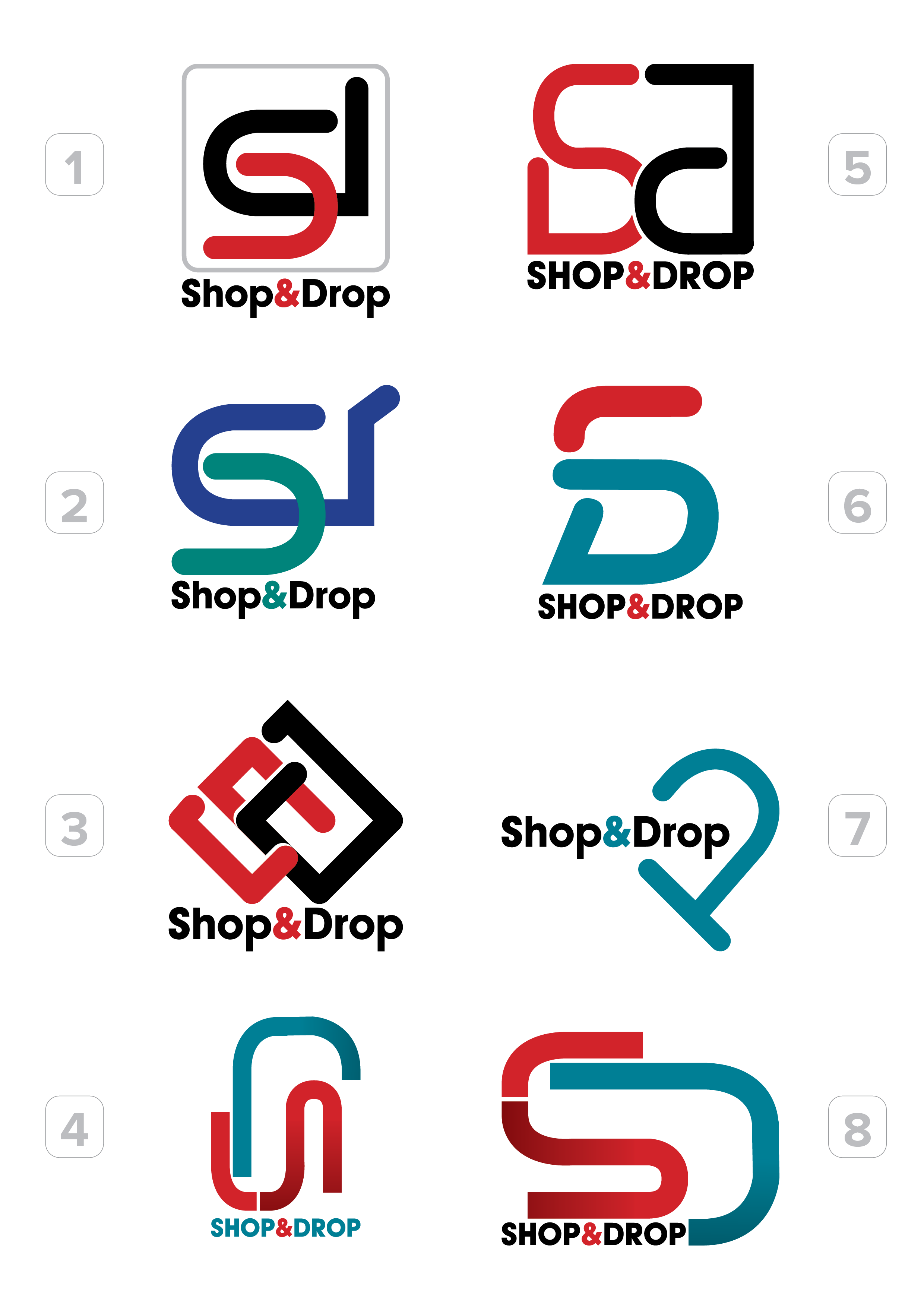 Logo Design by samehmostafa for ShopDrop | Design #23901607