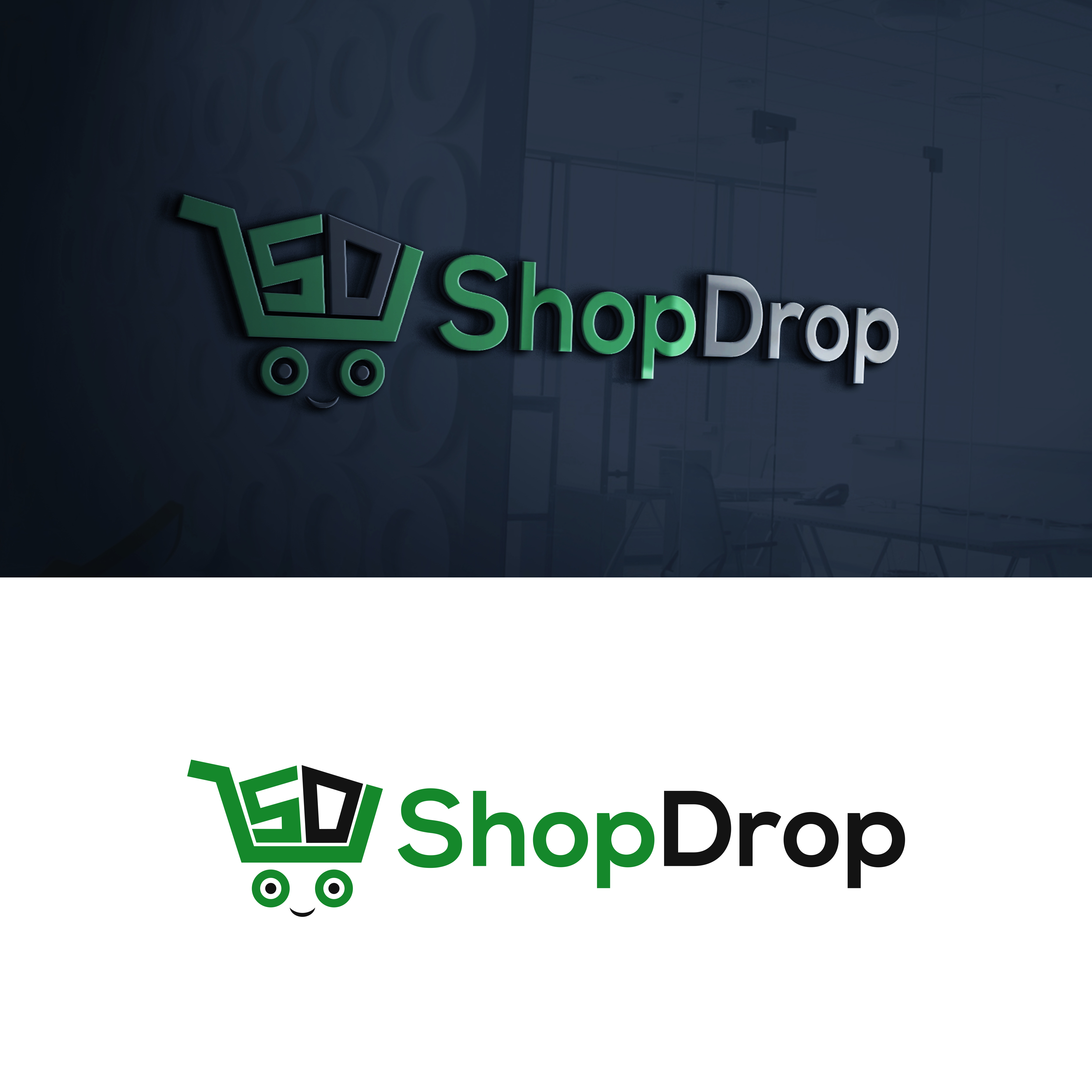 Logo Design by Muhammad Saaed for ShopDrop | Design #23841604