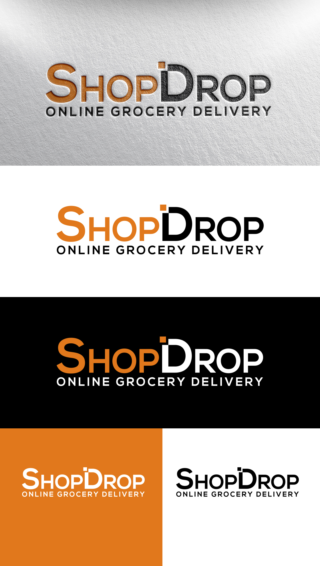 Logo Design by Mustakim for ShopDrop | Design #23862712