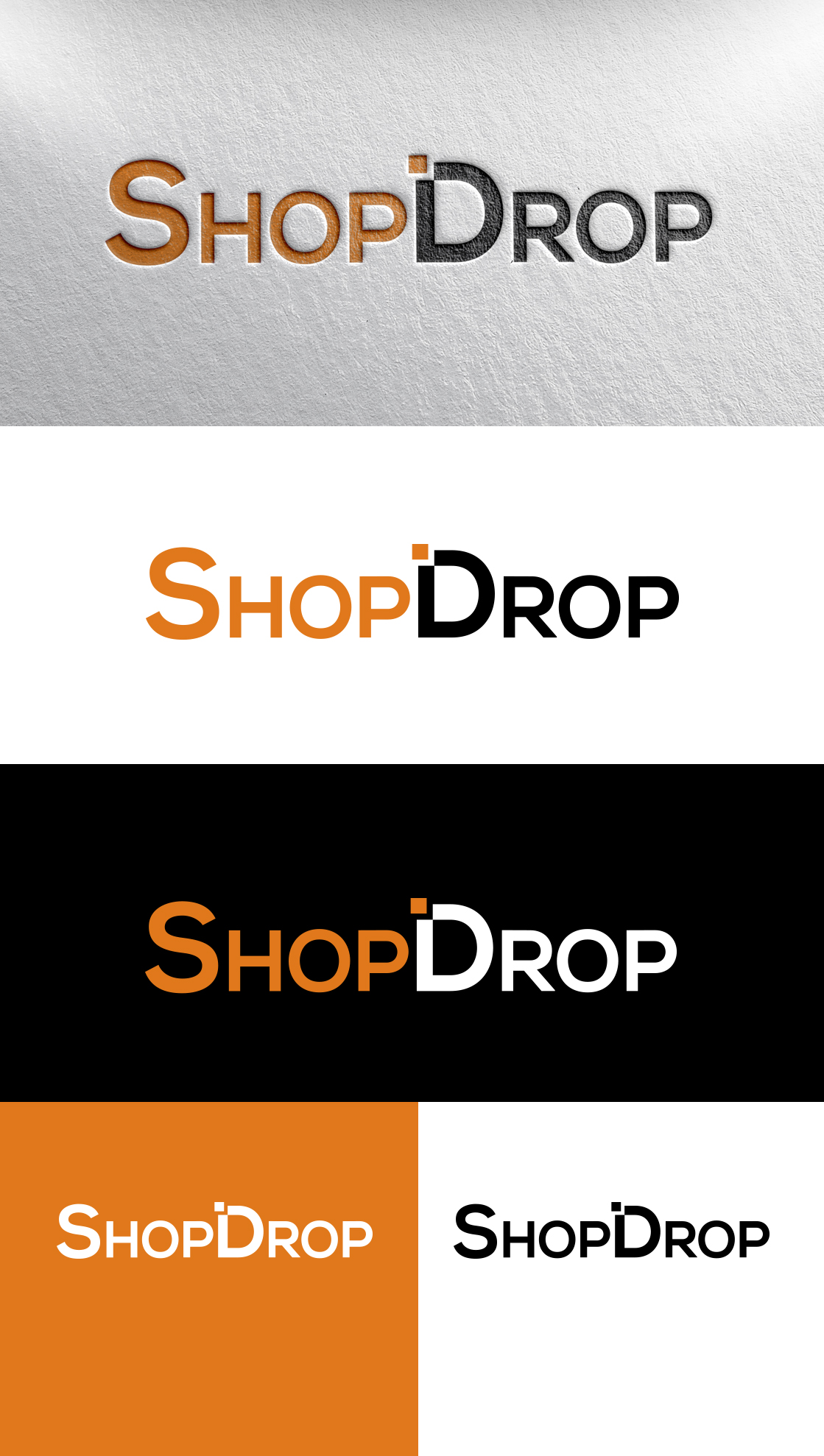 Logo Design by Mustakim for ShopDrop | Design #23862732