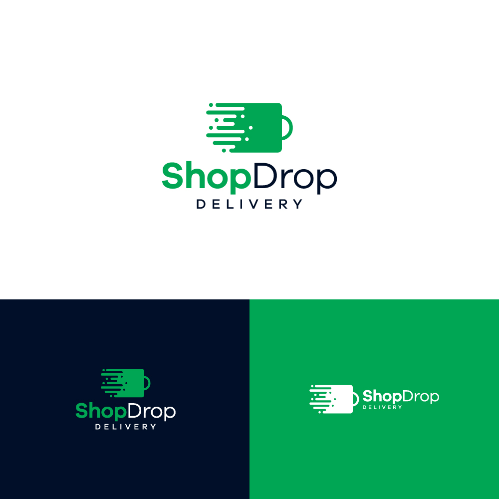 Logo Design by Gisella Guzmán for ShopDrop | Design #23946488