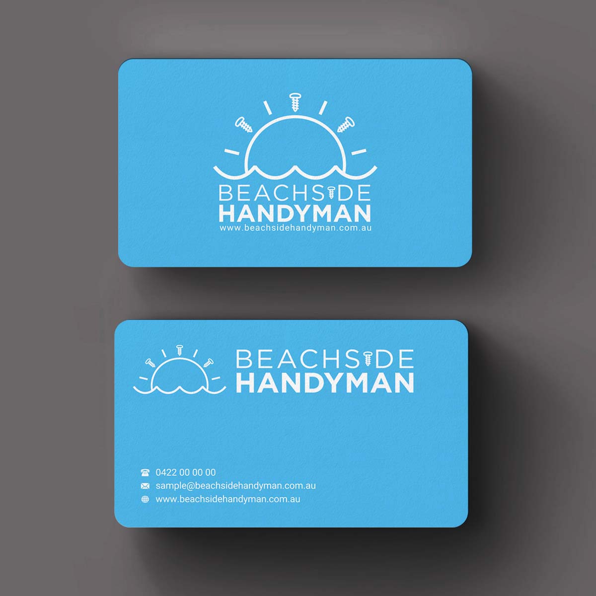 Business Card Design by INDIAN_Ashok for Beachside Handyman | Design #23837149