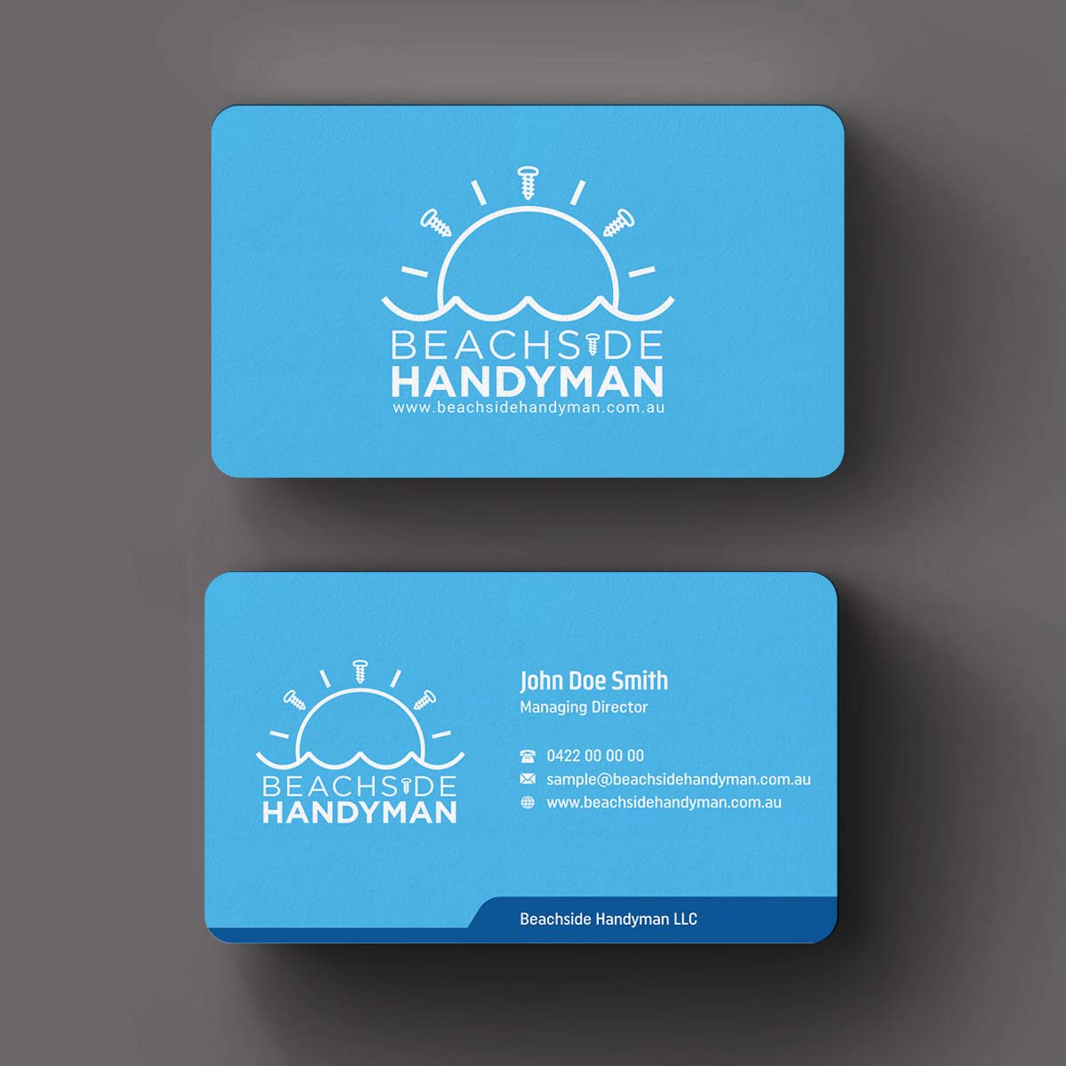 Business Card Design by INDIAN_Ashok for Beachside Handyman | Design #23837150