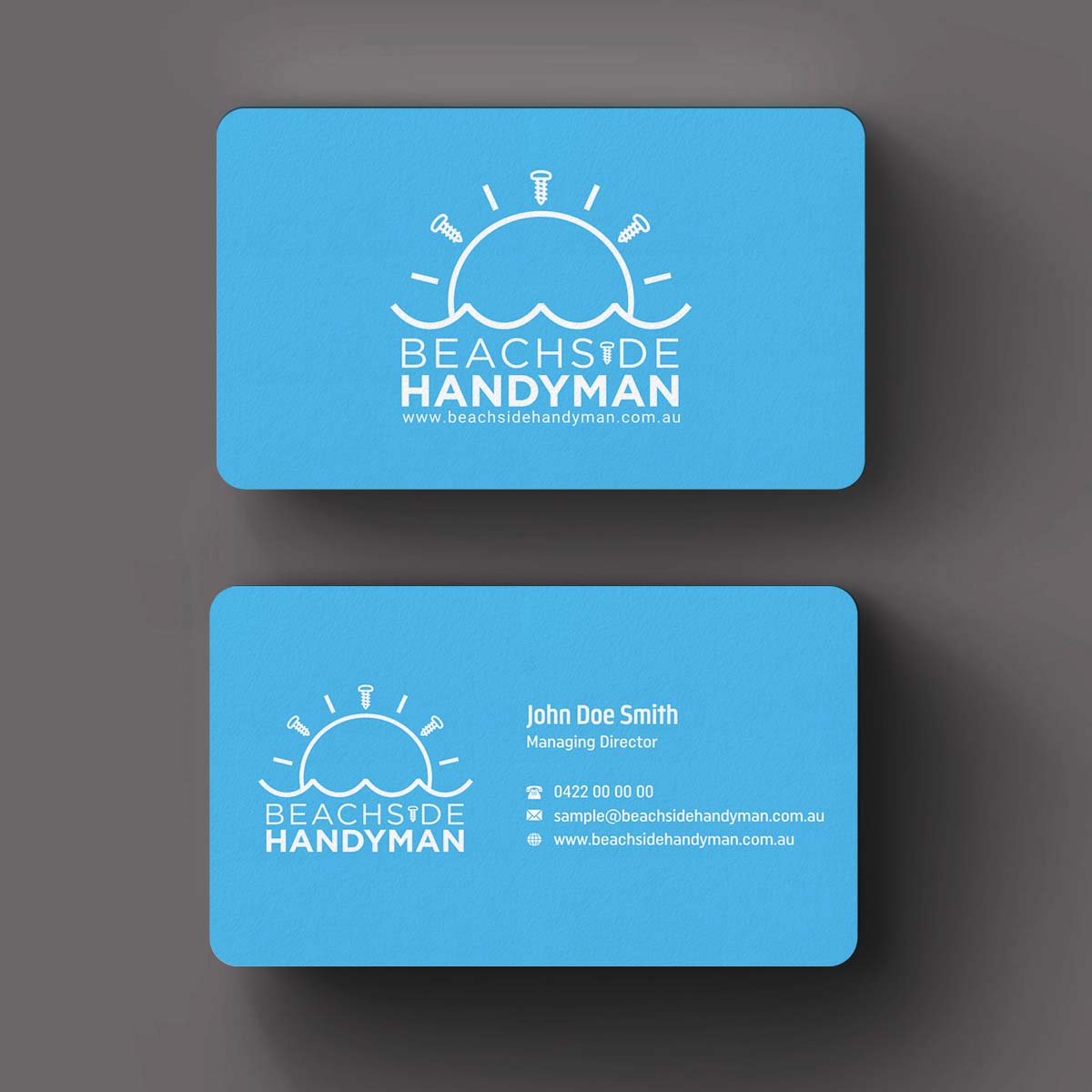 Business Card Design by INDIAN_Ashok for Beachside Handyman | Design #23837152