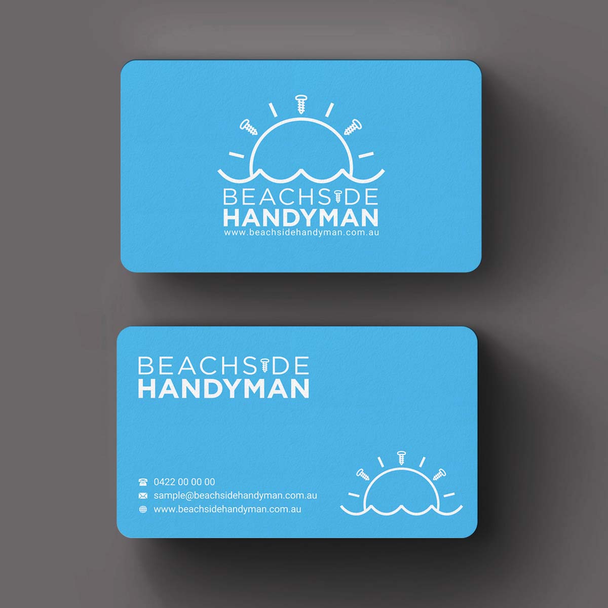 Business Card Design by INDIAN_Ashok for Beachside Handyman | Design #23837153