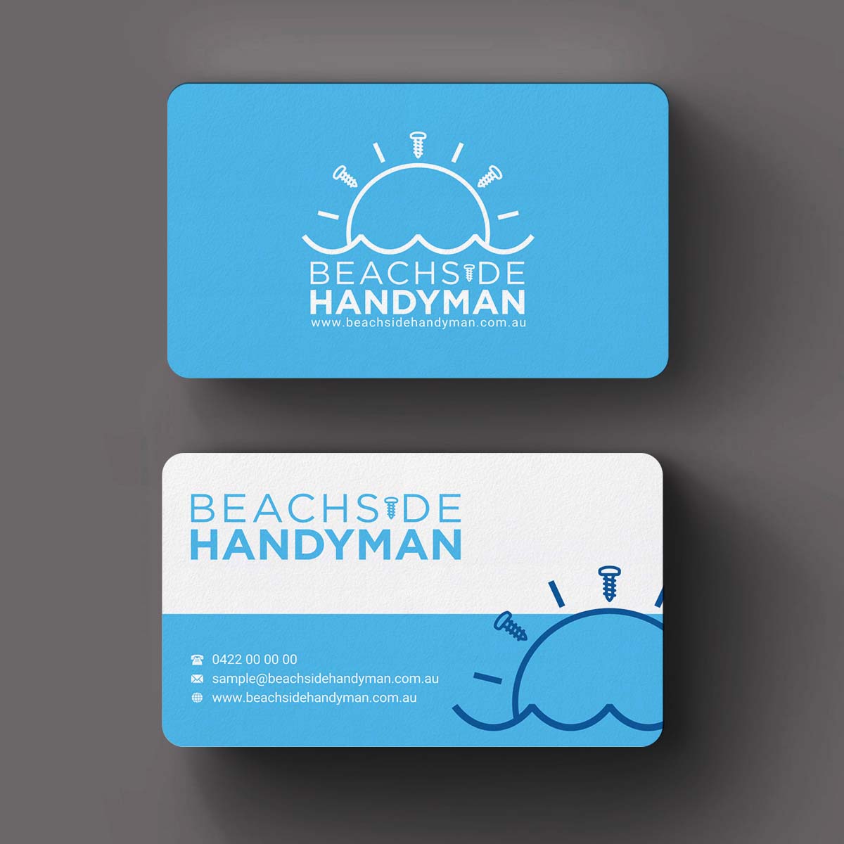 Business Card Design by INDIAN_Ashok for Beachside Handyman | Design #23837159