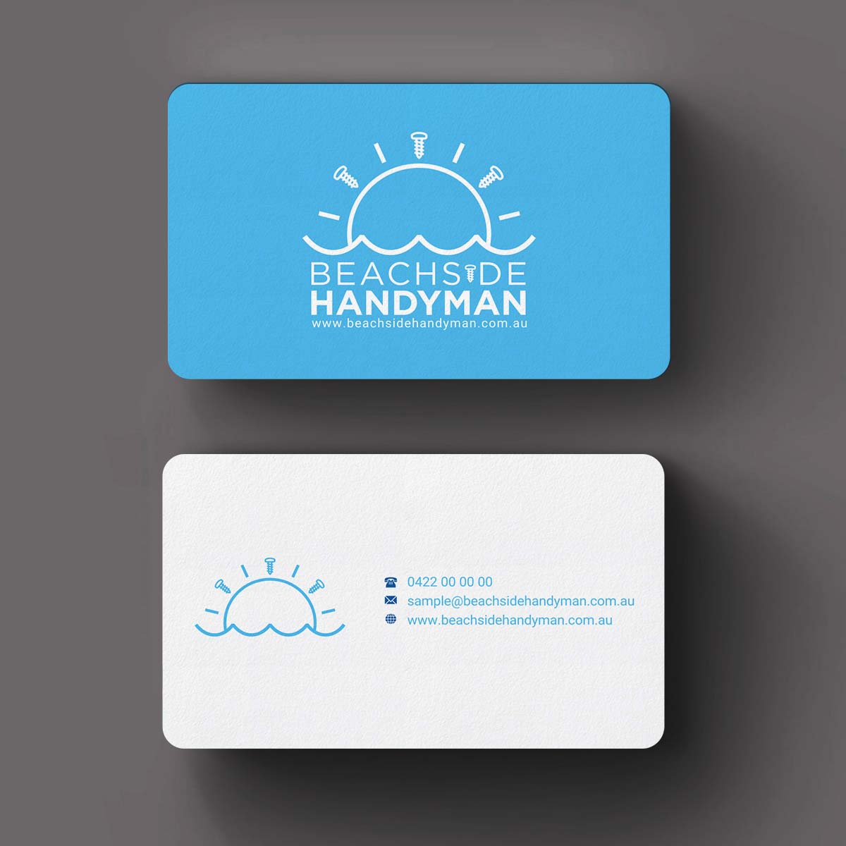 Business Card Design by INDIAN_Ashok for Beachside Handyman | Design #23837160