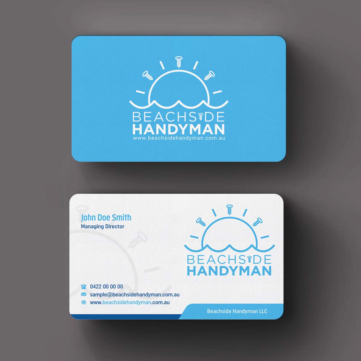 Business Card Design by INDIAN_Ashok for Beachside Handyman | Design #23837167