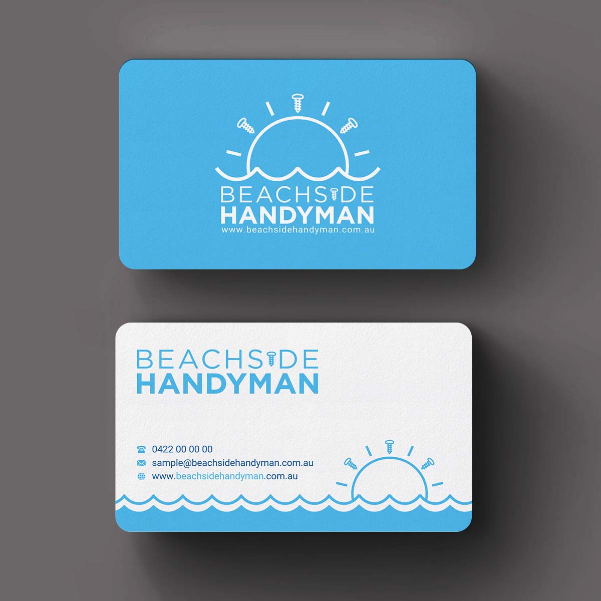 Business Card Design by INDIAN_Ashok for Beachside Handyman | Design #23837168
