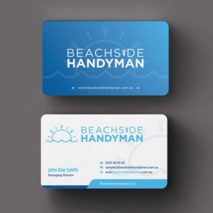 Visitenkarten-Design von INDIAN_Ashok für Beachside Handyman | Design: #23837183
