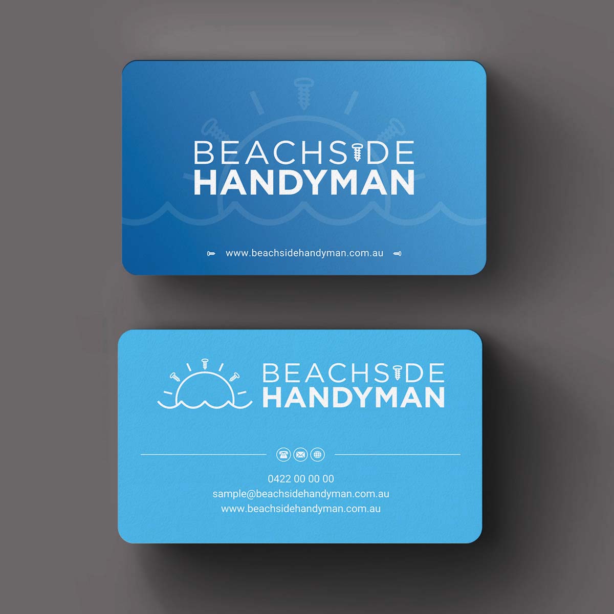 Diseño de Tarjeta de Presentación por INDIAN_Ashok para Beachside Handyman | Diseño #23837184