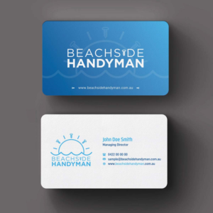Visitenkarten-Design von INDIAN_Ashok für Beachside Handyman | Design: #23837187