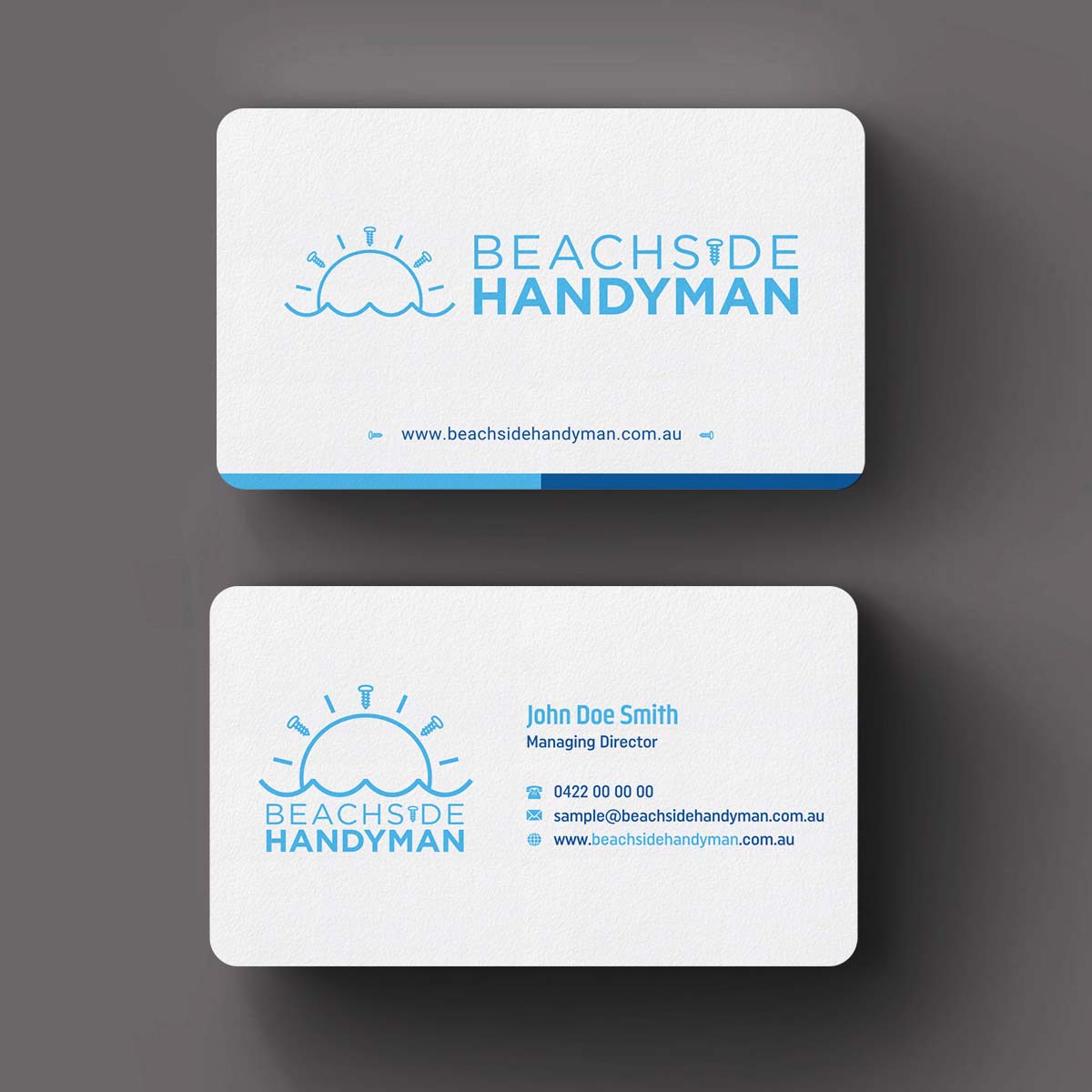 Design de Carte de Visite par INDIAN_Ashok pour Beachside Handyman | Design #23837202