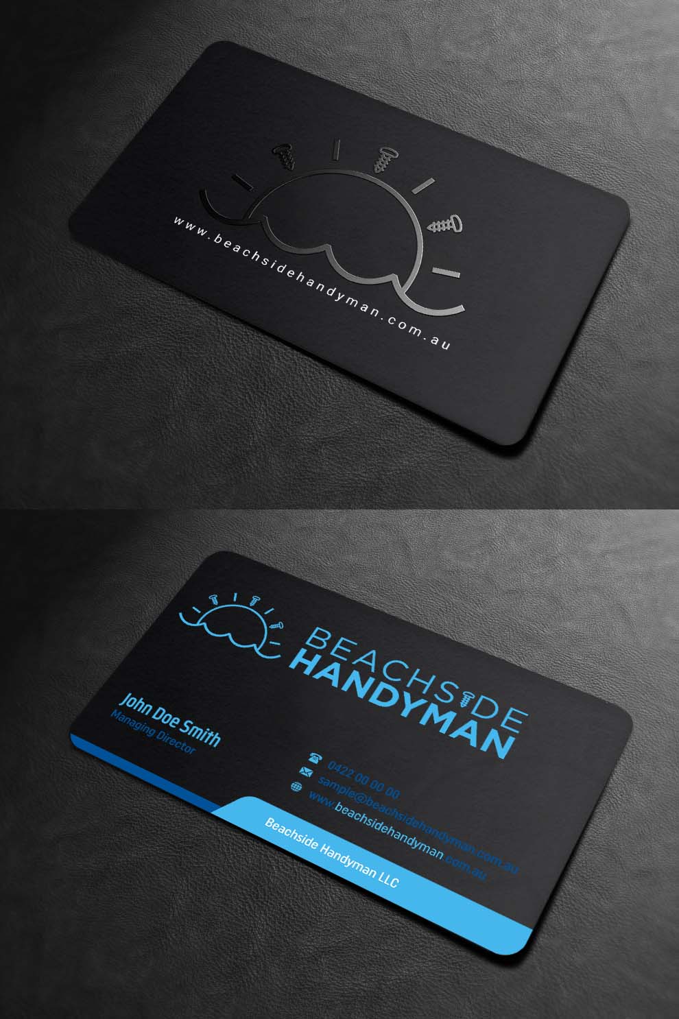 Business Card Design by INDIAN_Ashok for Beachside Handyman | Design #23837255