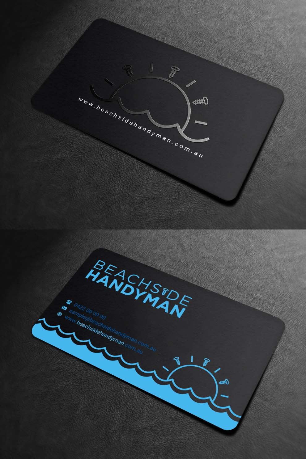 Business Card Design by INDIAN_Ashok for Beachside Handyman | Design #23837258