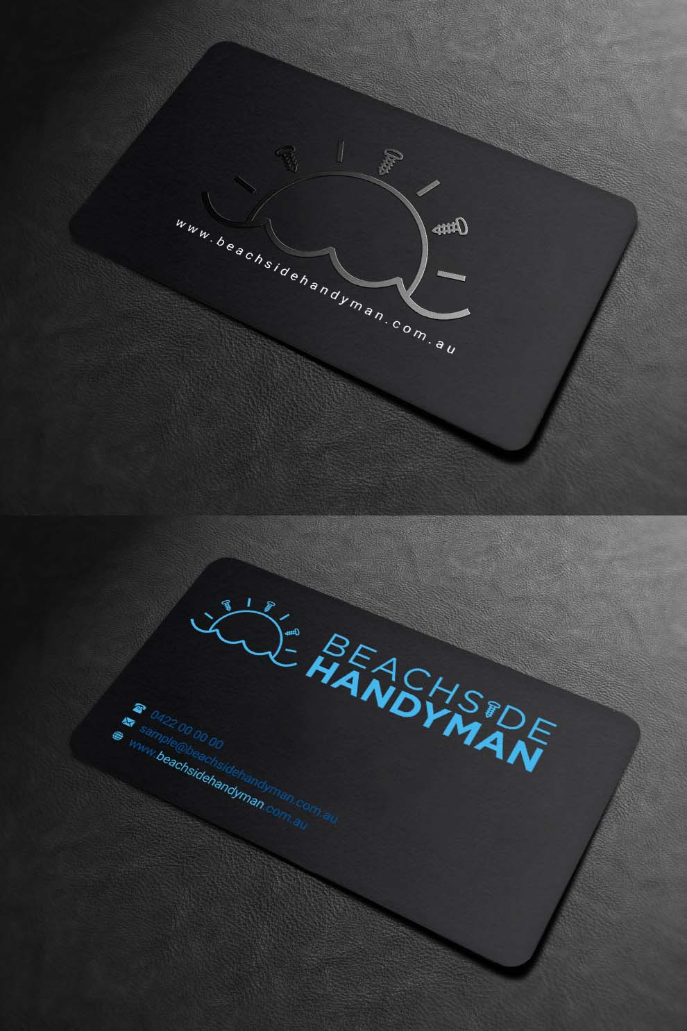 Diseño de Tarjeta de Presentación por INDIAN_Ashok para Beachside Handyman | Diseño #23837260